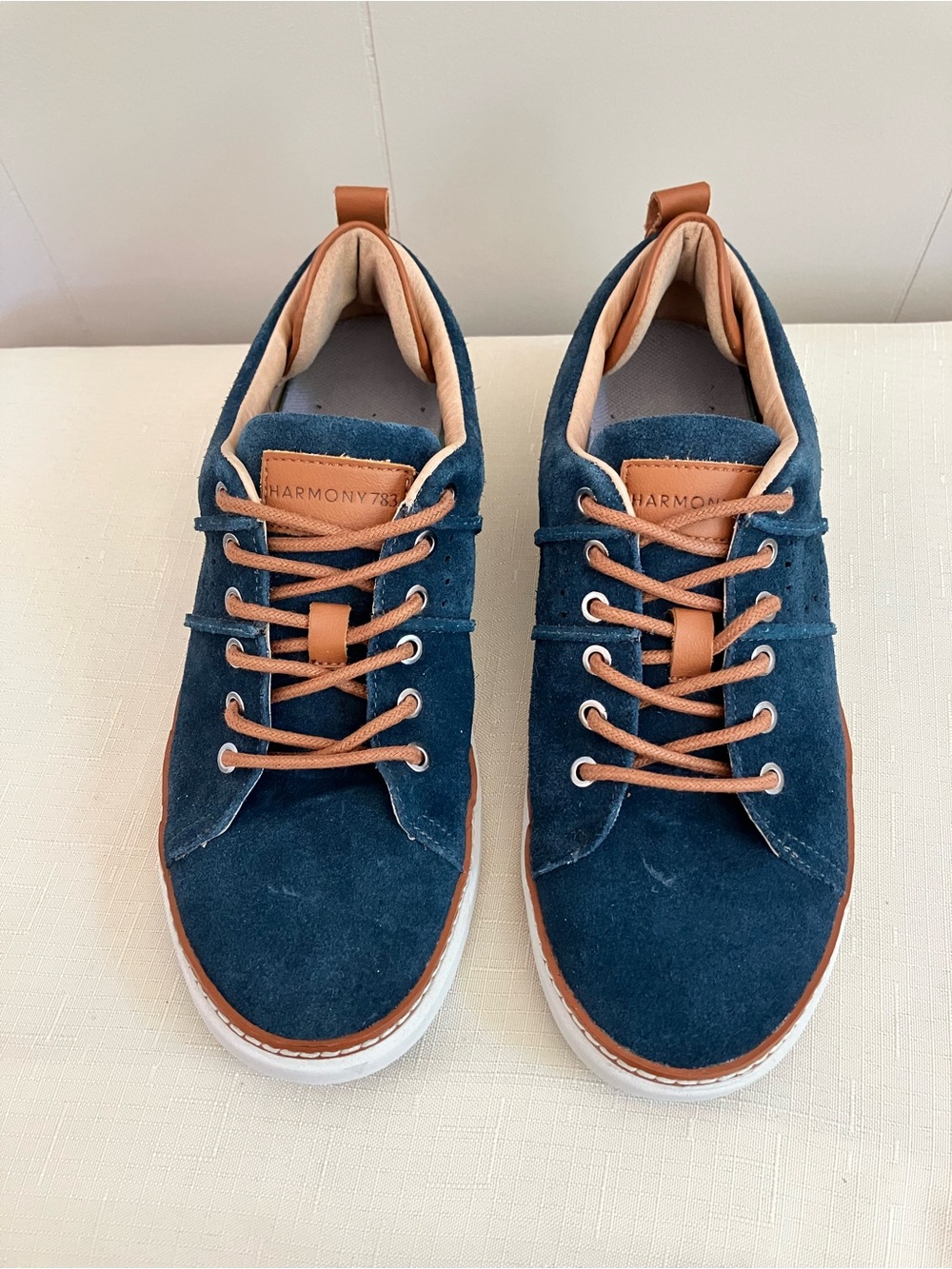 K-Swiss & Harmony 783 Collab Charlotte Navy Suede Earthing Shoes Women’s size 8